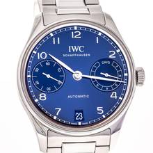 Thumbnail von IWC Portugieser Automatik 42 – 7 Days Blue – IW501704 – like NEW – 2024 Full Set