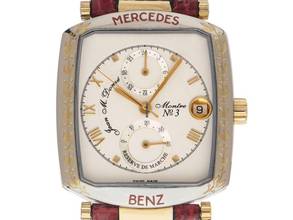 Thumbnail von Mercedes Benz Montre Classic No. 3 World Timer Jean M. Donze 1993 Full Set sehr gut Vintage </h1>