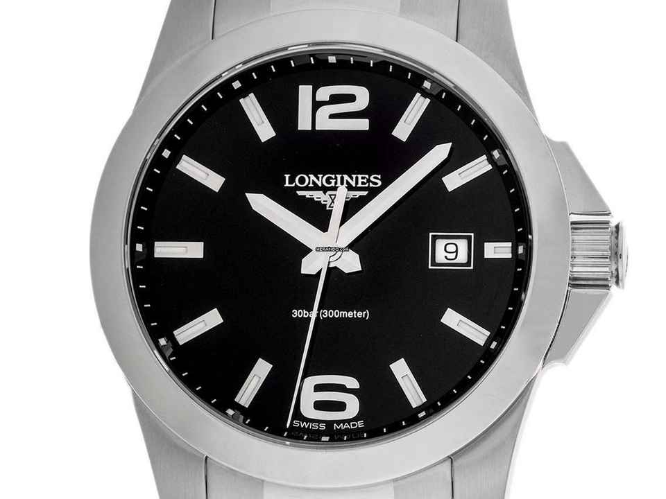  Longines Conquest Ref.L3.659.4.56.6 2013 Full Set sehr gut Vintage  