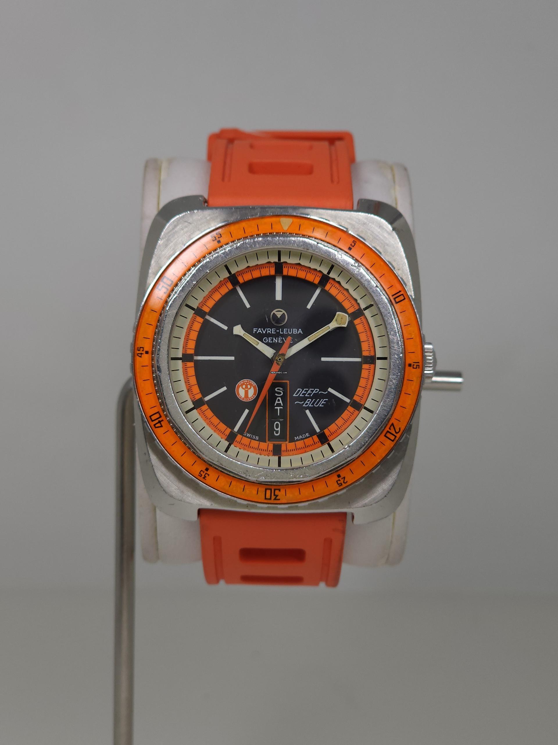 Favre-Leuba Deep Blue 'U.S. Divers' Deep Blue