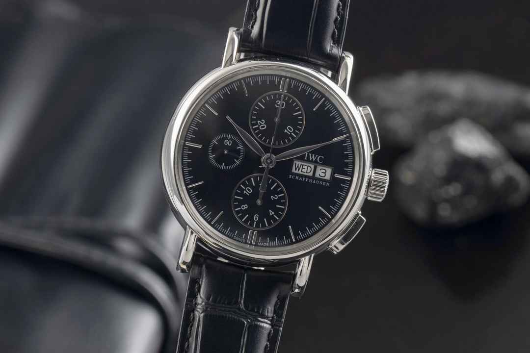  IWC Portofino Chronograph Edelstahl Automatik Herrenuhr Ref. IW378303  