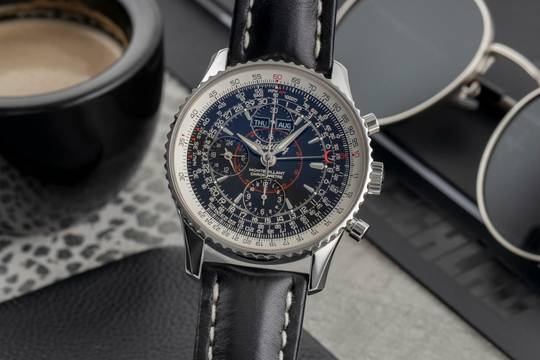  Breitling Montbrillant Datora Chronograph Stahl Automatik Ref. A21330 Papiere  