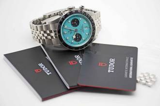 Thumbnail von Tudor Black Bay Chrono Flamingo Blue 2025 M79360N LC100 Fullset