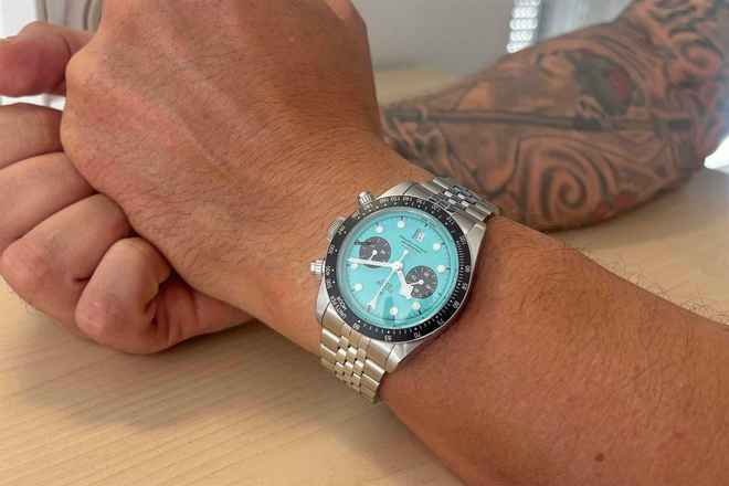  Tudor Black Bay Chrono Flamingo Blue 2025 M79360N LC100 Fullset 