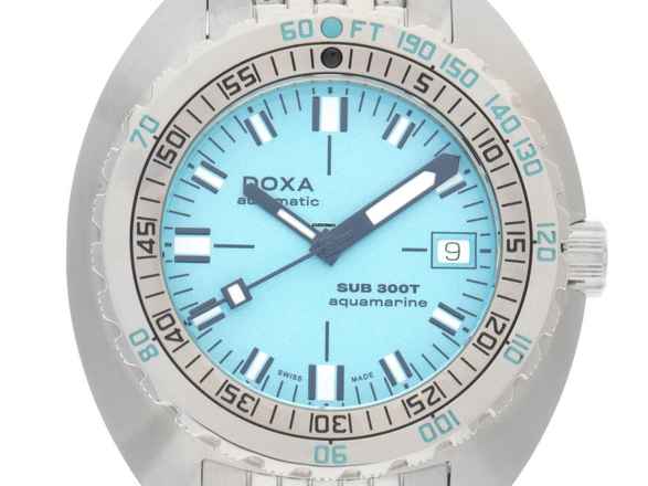  Doxa Sub 300T Aquamarine Ref.840.10.241.10 2023 wie Neu Full Set  