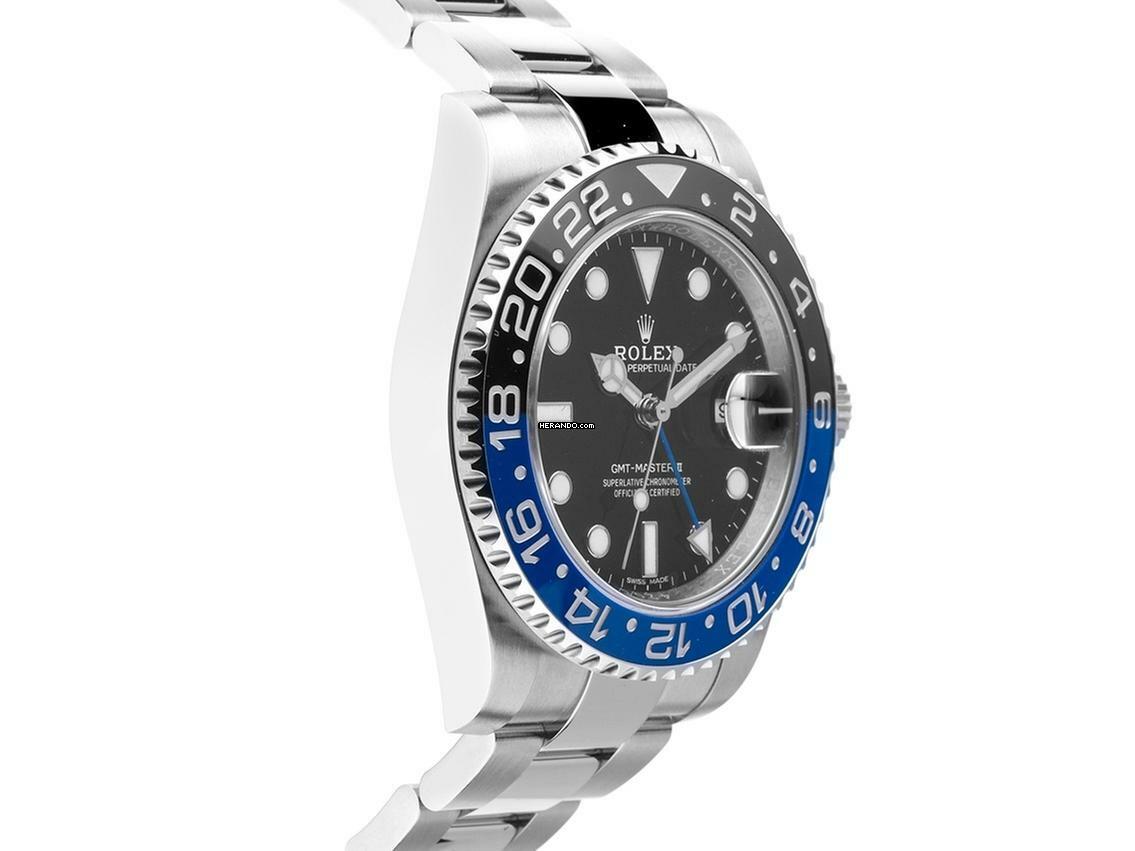 Thumbnail von Rolex GMT-Master II Batman Ref.116710BLNR 2013 LC 100 Full Set wie Neu Vintage