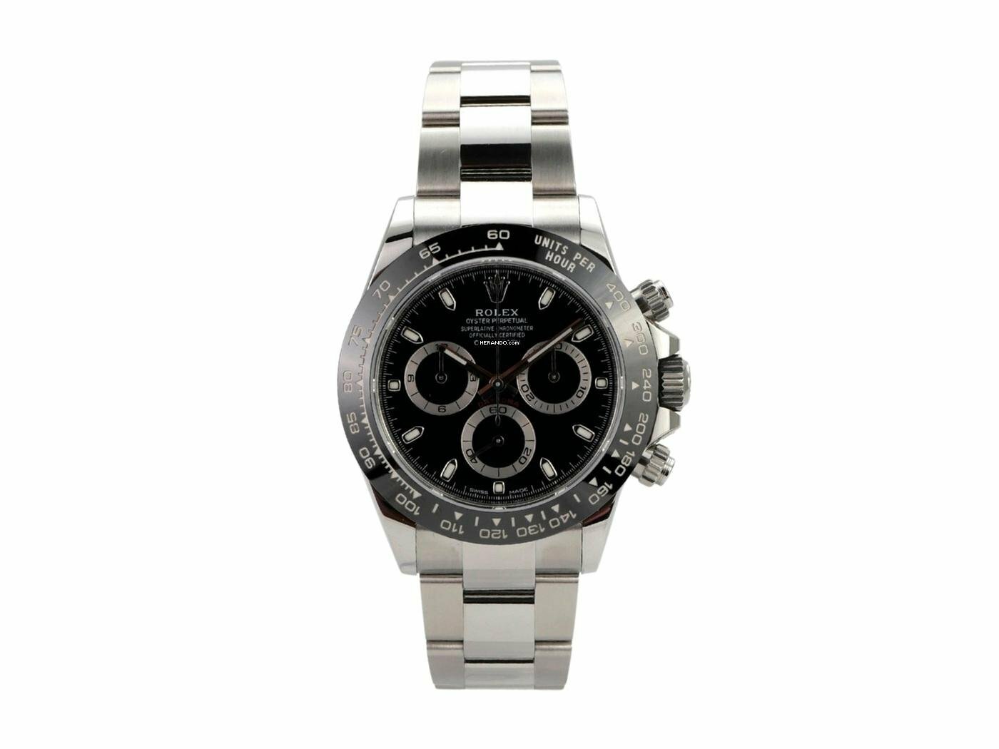  Rolex Daytona Keramik schwarzes Zifferblatt 116500LN 
