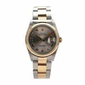  Rolex Datejust 36 Stahl Gold 16203 Stahlfarben Römisch  