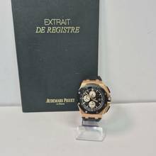 Thumbnail von Audemars Piguet Royal Oak Offshore Chronograph Chrono Ouro Rosé & Cerâmica 44mm Automático Completo