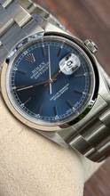 Thumbnail von Rolex Datejust 36 Top condition like new blue dial