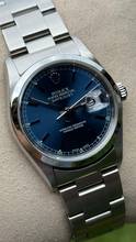 Thumbnail von Rolex Datejust 36 Top condition like new blue dial