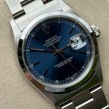 Thumbnail von Rolex Datejust 36 Top condition like new blue dial