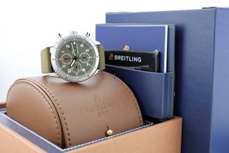 Thumbnail von Breitling Aviator 8 Curtiss Warhawk Aviator 8 Green 43MM Like New A133161 2019