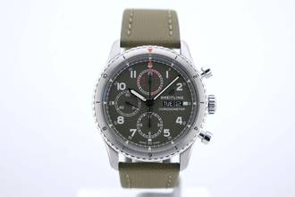 Thumbnail von Breitling Aviator 8 Curtiss Warhawk Aviator 8 Green 43MM Like New A133161 2019