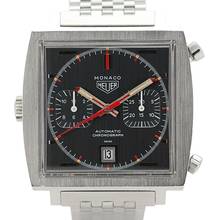 Thumbnail von Heuer Monaco Ref.1133G - Early Execution Original from late 1960s beautiful unpolished condition