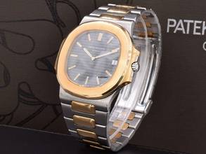 Thumbnail von Patek Philippe Nautilus 3700 Steel/gold Blue Dial Original Box / Warranty 1982 Very Rare