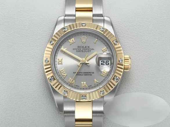  Rolex Lady-Datejust 179313 Stahl Gelbgold 750 Diamanten Automatik Stainless Steel 18kt Yellow Gold Oyster-band Chronometer 