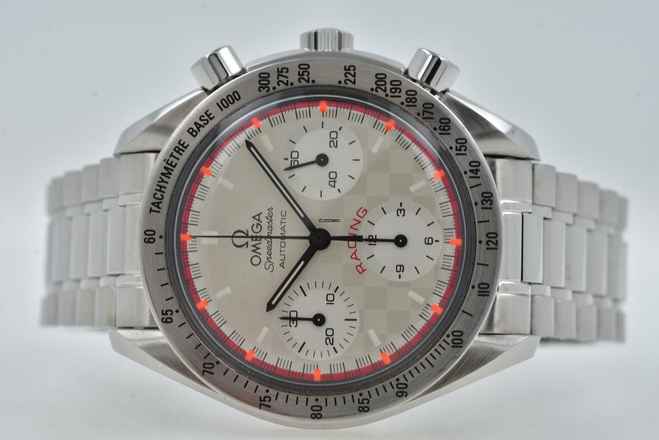  Omega Speedmaster Racing Michael Schumacher 3517.30 Limited Edition Racing Silver Dial 