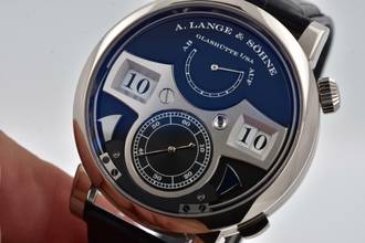 Thumbnail von A. Lange & Söhne Zeitwerk Striking Time Manual Wind 18k White Gold 145.029