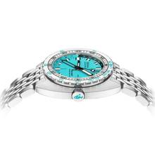 Thumbnail von Doxa Sub 250T GMT Aquamarine Stahl 40 42,9 mm ZB türkis mit Stahlarmband Ref. 855.10.241.10 Full Set