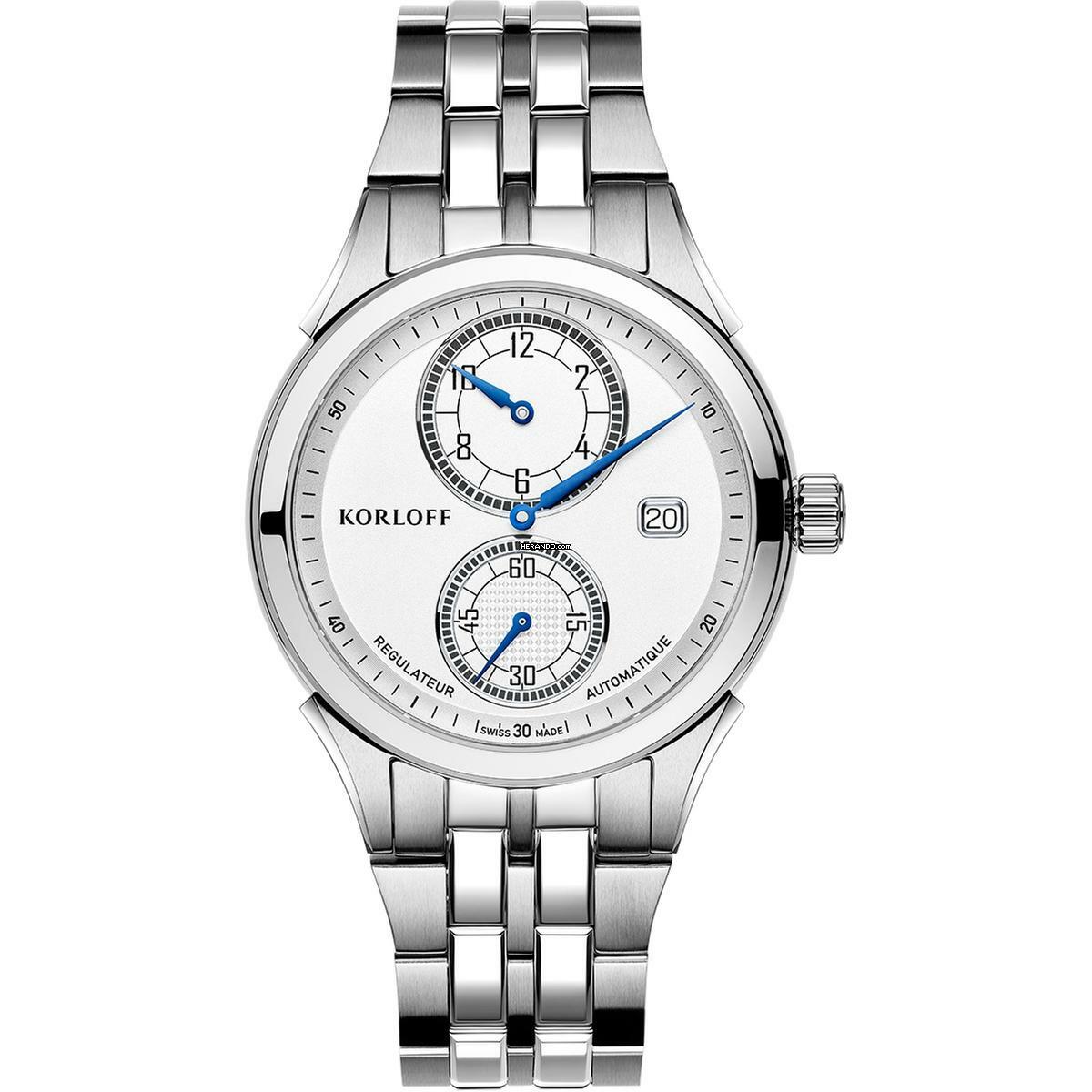  Korloff Automatik Regulator Herren Uhr 04WA1470009 Neu 