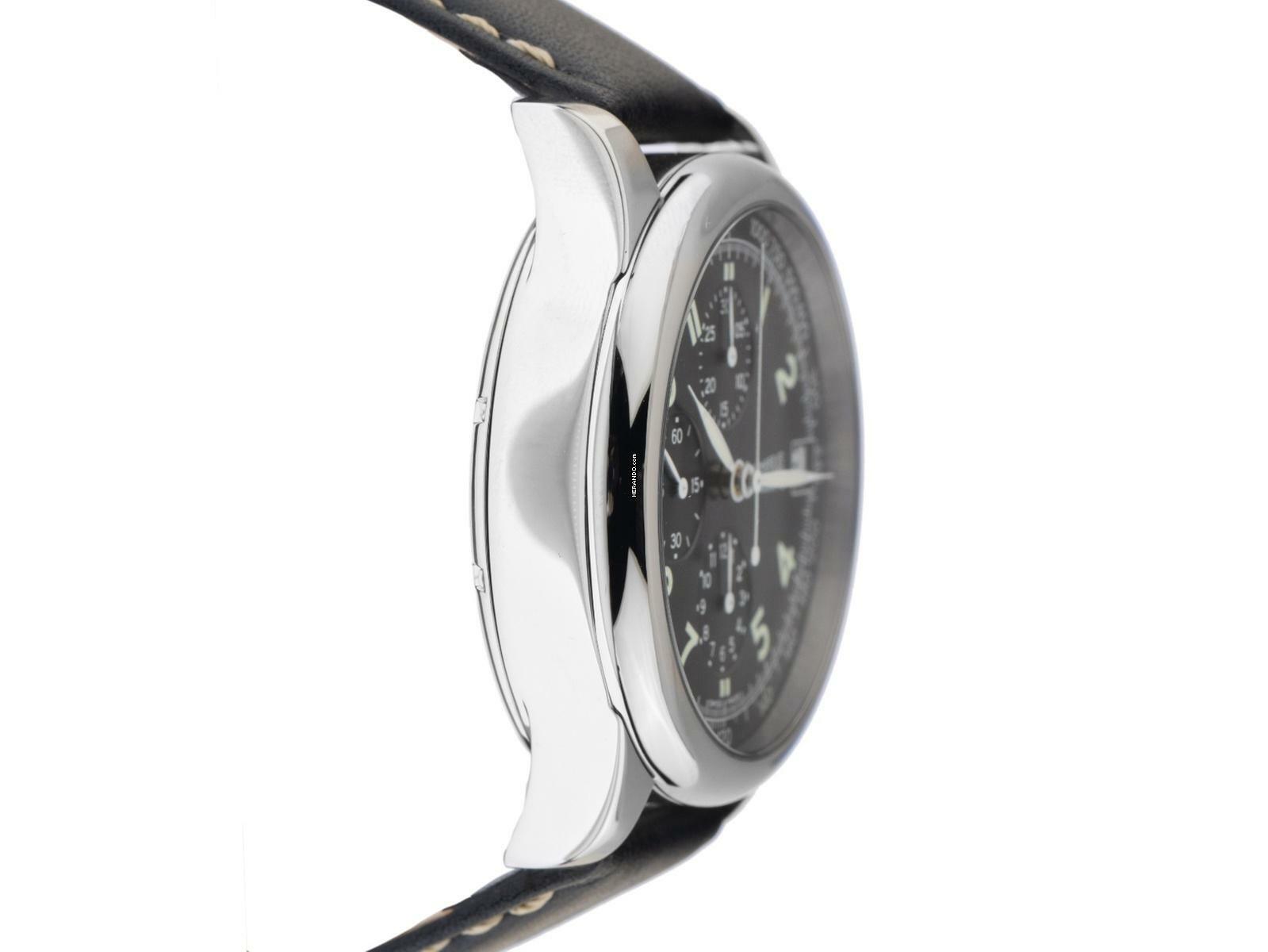 Thumbnail von Eberhard & Co. Traversetolo Chronograph Ref.31051 2021 Full Set wie Neu Vintage