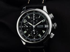 Thumbnail von Eberhard & Co. Traversetolo Chronograph Ref.31051 2021 Full Set wie Neu Vintage