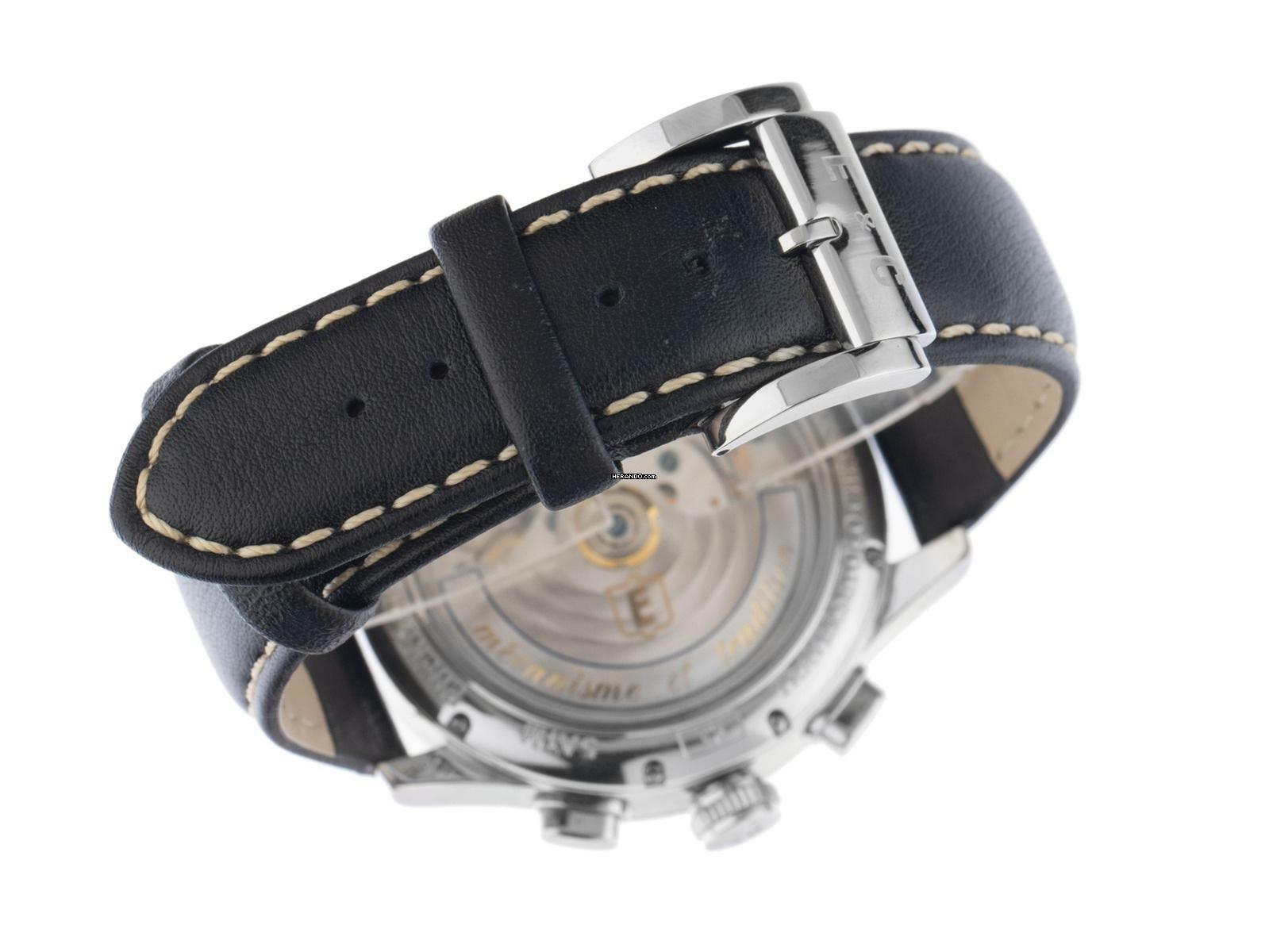 Thumbnail von Eberhard & Co. Traversetolo Chronograph Ref.31051 2021 Full Set wie Neu Vintage