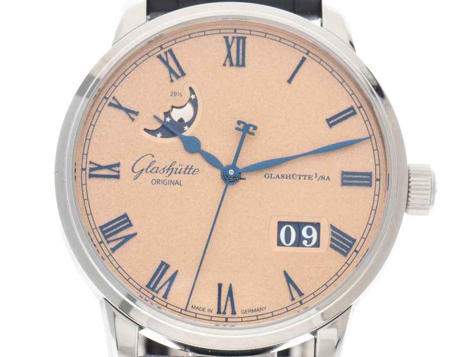  Glashütte Original Senator Excellence Panoramadatum Mondphase Ref.1-36-24-04-02-62 2025 Full Set Ungetragen 