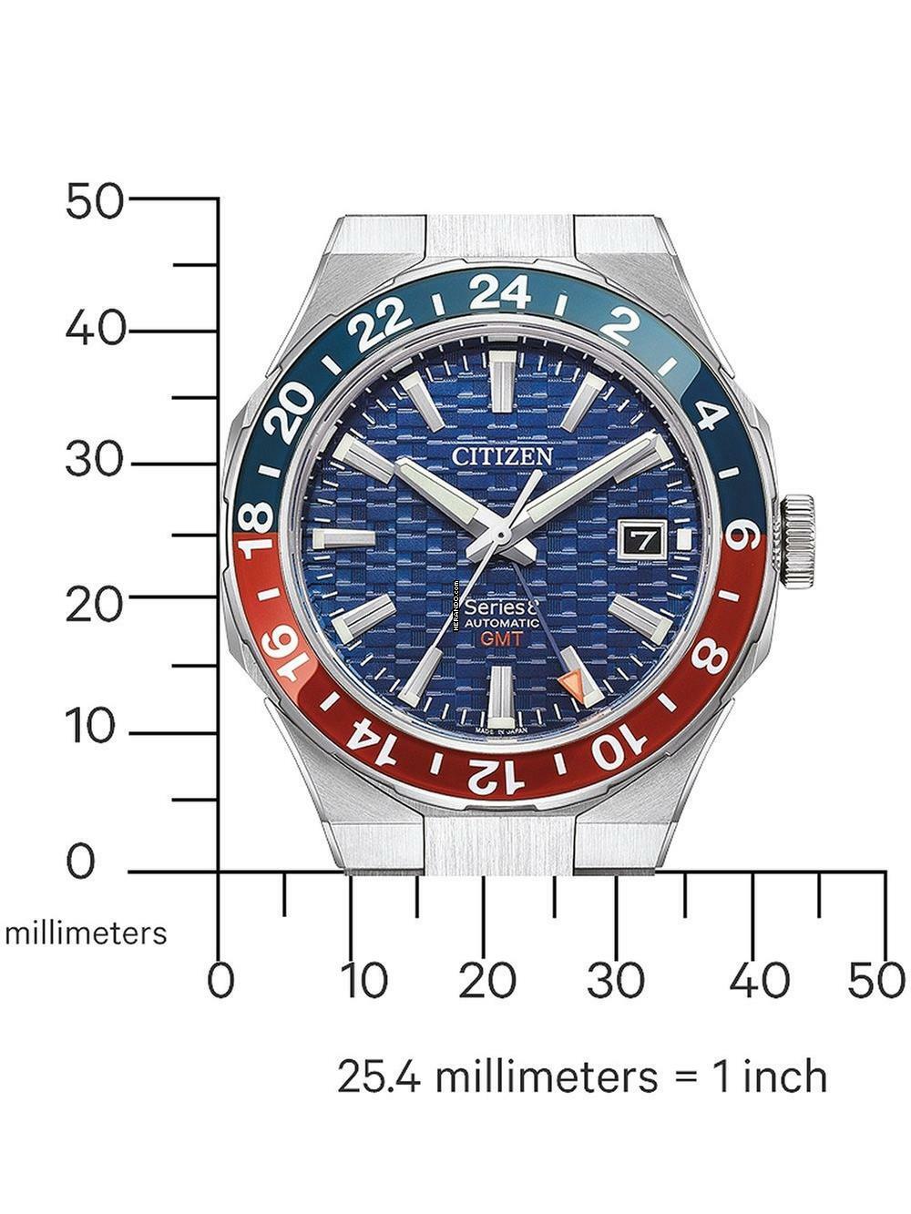 Thumbnail von Citizen NB6030-59L Series 8 Automatik GMT Herrenuhr 41mm 10ATM