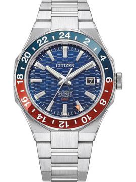  Citizen NB6030-59L Series 8 Automatik GMT Herrenuhr 41mm 10ATM 