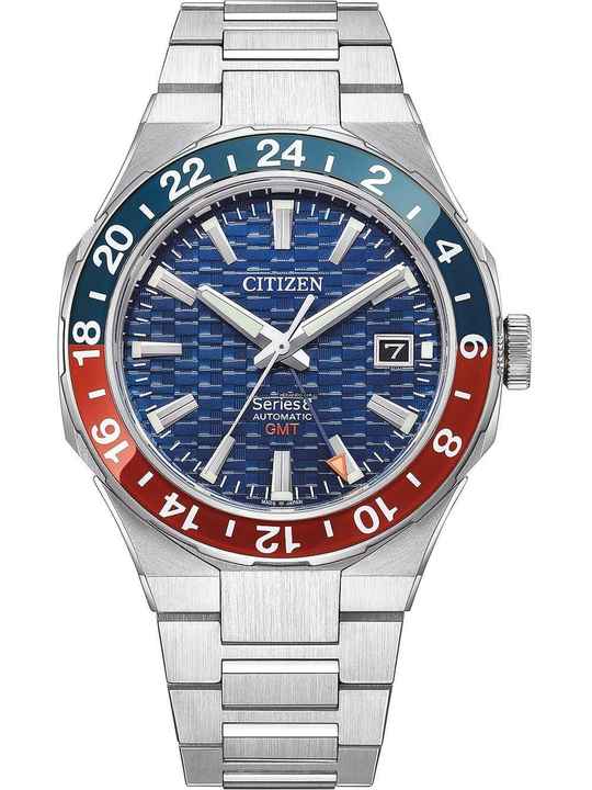  Citizen NB6030-59L Series 8 Automatik GMT Herrenuhr 41mm 10ATM 