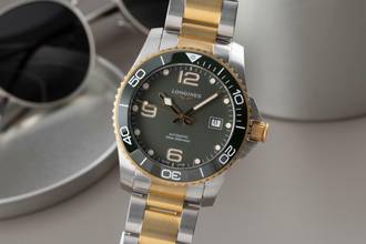 Thumbnail von Longines HydroConquest Stahl / Keramiklünette Ref. L3.781.3.06.7 B&P 2023