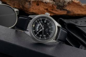 Thumbnail von IWC Fliegeruhr Spitfire UTC Pilot UTC TZC Edelstahl Automatik Black Dial Herrenuhr Ref. IW325102