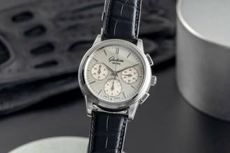Thumbnail von Glashütte Original Senator Chronograph Stahl Automatik Herrenuhr Ref. 39-31-11-13-04 B&P