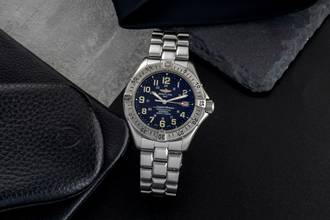 Thumbnail von Breitling Superocean Stahl Automatik Herrenuhr Ref. A17045 Box & Papiere 1998