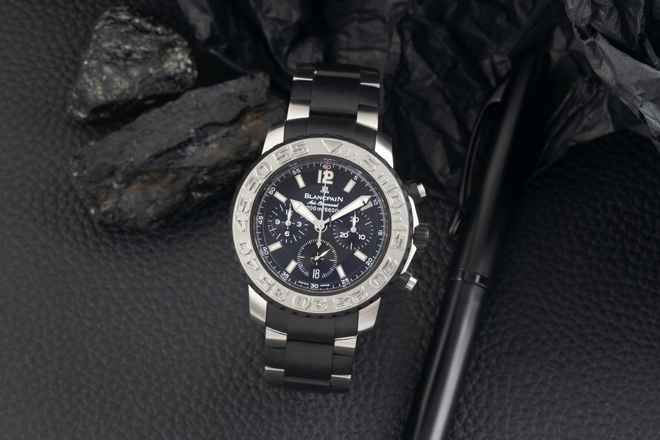  Blancpain Air Command Fly Back Chronograph Automatik Herrenuhr Ref. 2285 F  