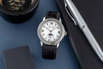 Thumbnail von Blancpain Léman Moonphase Stahl Automatik Herrenuhr Ref. 2763-1127-A35