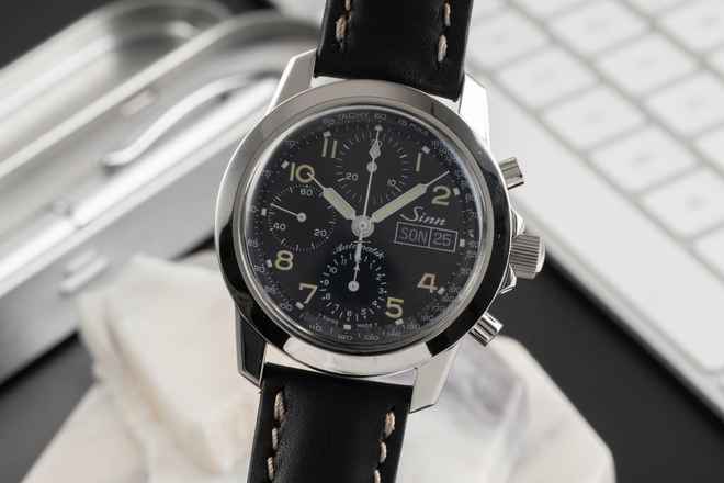  Sinn 103 ST Chronograph Stahl Automatik Herrenuhr Ref. 103.050  