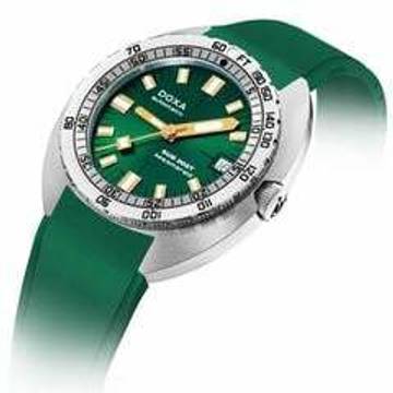  Doxa Sub 200T Sea Emerald Sunray Green Sub 39 * 41,5 Kautschukbd. Full Set Ref. 804.10.131S.26  