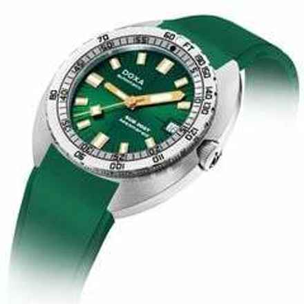  Doxa Sub 200T Sea Emerald Sunray Green Sub 39 * 41,5 Kautschukbd. Full Set Ref. 804.10.131S.26  