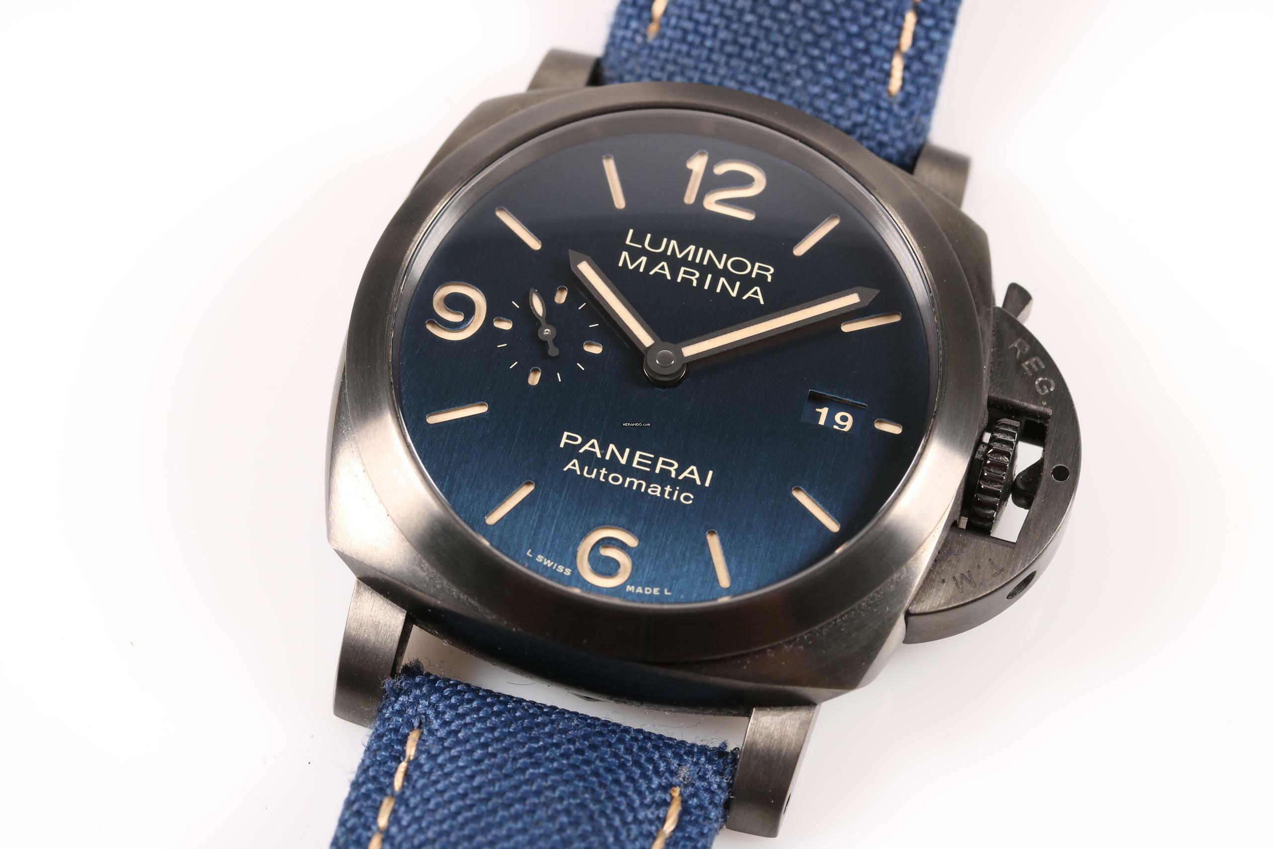Panerai Luminor Marina Bucherer Edition (limitiert auf 188 Stk.) ref. PAM01021 im Full Set