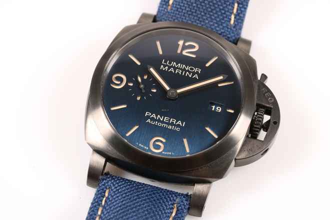  Panerai Luminor Marina Bucherer Edition (limitiert auf 188 Stk.) ref. PAM01021 im Full Set 