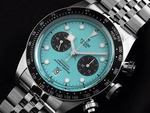 Thumbnail von Tudor Black Bay Chrono Flamingo Blue Ref.M79360N-0024 2025 Full Set Ungetragen
