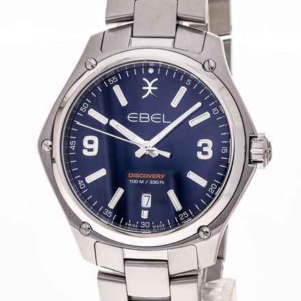  Ebel Discovery Gent 41 Blue – 1216400 – NEW – 2019 Full Set 