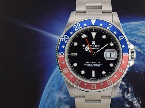  Rolex GMT-Master 16700 Rare Dial only Swiss Like New 1998 - Full Set  