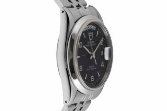 Thumbnail von Tudor Prince Date Day Black Dial Edelstahl Automatik Herrenuhr Ref. 76200