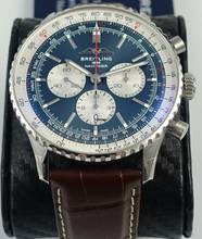 Thumbnail von Breitling Navitimer 1 B01 Chronograph 46 Blue Full Set / New Watch