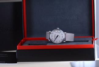 Thumbnail von Meistersinger Vintago Date Stahl 38mm Weiß Einzeiger Neu B+P Dresswatch