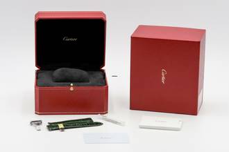 Thumbnail von Cartier Santos Stahl Green Dial Automatik Herren Ref WSSA0062 Box & Papiere 2023